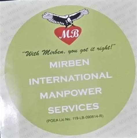 MIRBEN INTERNATIONAL MANPOWER SERVICES GENSAN.